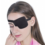 Piraat silmaplaaster Unisex must &uuml;he silma plaaster Silmalapp &Uuml;he silma n&otilde;gus silmaplaaster Left