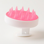 Silikoon&scaron;ampoon Peanaha Juuksemasseerija Pea keha Peanaha Massaažihari Kamm Juuksepesu Kamm Du&scaron;ihari Vann Spa Massaažihari roosa