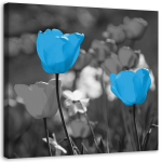 L&otilde;uenditr&uuml;kk Tulip Flowers Nature Blue 30x30 sinine