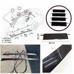 ESR555 1 4 t&uuml;kki katuseraami pordi katte trimm 2126902882 Mercedes E Class W212 S212 jaoks 96 mm*30 mm
