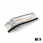 ESP908 1 k&uuml;ljeukse tiibpeegli m&auml;rgutuli valge l&auml;&auml;ts VASAK 71765449, 95511536, 1428578 Fiat Doblo 2 Opel Combo D jaoks