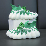 Laste spordijalatsid Uued kookosp&auml;hkli kingad beebidele Hingavast v&otilde;rgust vabaajajalatsid 21 roheline