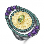 Gb 0,86 ct Naturaalsed Peridoot P&auml;evalille S&otilde;rmused P&auml;ris 925 Sterling H&otilde;bedast K&auml;sitsi valmistatud S&otilde;rmused Naistele Pulmapeened ehted 9 peridot