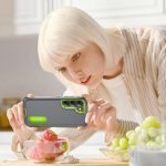 S&otilde;jav&auml;elise kaitse &uuml;mbris Samsung Galaxy S23 Ultra S22 Plus 5g A54 A53 A14 A13 A04s telefoni tarvikute kate for Galaxy A14 4G must