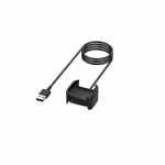 1 m USB-laadimiskaabel Toitejuhe Fitbit Versa 2 nutikella musta v&auml;rvi jaoks