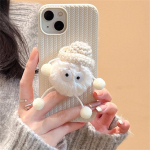 Korea armas 3D karusnahast pl&uuml;&uuml;sbriketi koemustriga &uuml;mbris iPhone'i jaoks 14 13 12 11 Pro Max Xr 7 8 Plus punutud p&otilde;rutuskindel pehme kate For iPhone XSMax