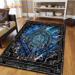 Vabam&uuml;&uuml;rlaste vaip Vabam&uuml;&uuml;rlaste Illuminati Ring P&otilde;randamatt Elutoa Vaip Siseala Pehme Flanell M&auml;ngumati ala vaip Kawaii Vaip 100cm x 120cm