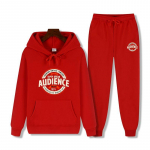 Spordi&uuml;likond Plus fliisist kampsun, meeste kapuutsiga, trendikas br&auml;ndi s&uuml;gis- ja talvine pullover, kaheosaline komplekt M