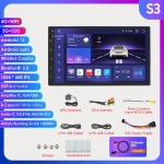 Hizpo DSP Carplay 4G+WIFI 7tolline 2 Din Android Universaalne autoraadio Multimeedia Videopleier Stereo 2Din Autoraadio Peaseade Stereo Navi GPS Audio RDS PC S3 8Core 3G 32G ISO