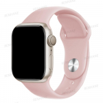 Silikoonrihm Apple Watchi rihma jaoks 45mm 44mm 40mm 41mm 42mm 38mm 49mm k&auml;ev&otilde;ru iwatch seeria 8 7 se 3 4 5 6 Ultra rihm 42 44 45 49 mm S-M roosa