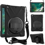 iPadi &uuml;mbris 2 3 4 5 6 7 8 9., Heavy Duty Army p&otilde;rutuskindel laste kate iPad air iPad pro iPad 4 9.7 ipad min iKickstand k&auml;epidemega &otilde;larihma &uuml;mbris For iPad mini 4 5 must