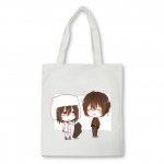 Anime Bungou hulkuvad koerad Chuuya Nakahara Osamu Dazai k&auml;ekotid &Otilde;lakotid Vabaaja ostlemine T&uuml;drukute k&auml;ekott Naiste l&otilde;uendkott 24*26cm