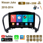 Androidi autoraadio Carplay jaoks NISSAN JUKE 2010-2014 Multimeedia videopleier GPS-navigatsioon WIFI 2+32GB 2+32GB