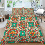 3D Bohemian voodipesu tekikate Padjap&uuml;&uuml;r Ule tekikate Kodu voodipesu &Uuml;he-/kaheinimesevoodi t&auml;issuuruses Pehme ja mugav kodukaunistus DE 100x135cm