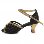 Professionaalsed naiste ladina tantsujalatsid Tango Performance tantsukingad kontsaga 5 cm 34 must