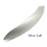 S&uuml;sinikkiust sisemine auto ukse k&auml;epideme kattepaneeli trimm BMW 3 4 seeria F30 F31 F32 F33 F34 F35 F36 F80 F82 F83 jaoks Silver Left