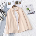 Naiste velvetist &uuml;hev&auml;rviline lahtine pikkade varrukatega s&auml;rk, naiste jope S aprikoosi