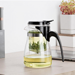 900 ml kuumakindel klaasist teekann infuseriga l&auml;bipaistva teekeetja komplekt lahtise tee lille tee boorsilikaatklaasist veekann 900ML puhas