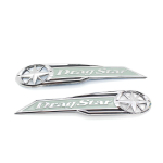 Pokhaomini mootorratta 3D paagi kleebise embleemi m&auml;rgi kleebis k&uuml;tusepadja kaitsekleebis Yamaha Dragstar V-Star XV XVS400 650 jaoks kuld