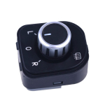 Uus Chrome elektrilise k&uuml;ljepeegli reguleerimisl&uuml;liti nupp Fit Jetta MK5 Golf MK5 MK6 Rabbit Eos Passat B6 3C Tiguan 1K0 959 565 5ND959565B