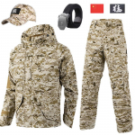 Taktikalised v&otilde;itlus&uuml;likonnad jakk + p&uuml;ksid Meeste veekindel paks fliis jahi&uuml;likond tuulejakk kapuutsiga s&otilde;jav&auml;e&uuml;likonnad v&auml;lis&otilde;jav&auml;elastele S