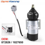 12V seiskamissolenoid 1827650 872826 k&uuml;tuse v&auml;ljal&uuml;litamise solenoid Volvo mootorile D42A TAMD60A MD100A TAMD60C