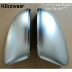 Kibor&otilde;ivad Polo 6R 6C jaoks (ABS Chrome) h&otilde;bedased k&uuml;ljepeegli kaaned sobivad VW Scirocco Passat B7 CC-le Beetle Euro white
