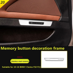 Suitable for BMW 10-16 5 Series F10 F11 interior modification car door boss button decorative frame auto Boss button