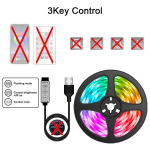 USB LED-ribavalgustid RGB 5050 Luces Led painduv dioodkaunistus elutoa lambilindile 1M