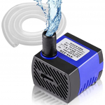 Mini sukelpump 4 W 300 l/h 2 otsikuga akvaariumi akvaariumi tiigi purskkaevu aias&uuml;steemi jaoks 12x9x7cm