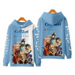 Kuumad Genshin Impact kapuutsid Animem&auml;ng 3D Prindi T&auml;navar&otilde;ivad Mehed Naiste Suured kampsunid Pusad Harajuku Laste Pullover R&otilde;ivad M