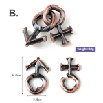 1 tk Vintage Intelligence Metal Unlock Peamurdmiskast Klassiruumi hariv m&auml;nguasi L&otilde;bus maagiline stressi leevendav m&auml;nguasi lastele t&auml;iskasvanutele