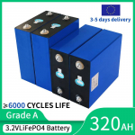 3,2 V 320 AH 310 AH LifePO4 aku, laadimine liitiumraudfosfaadist aku, DIY 12 V 24 V haagissuvilatele haagissuvilatele EV paadid