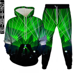 Noot 3D Prindiga Meeste Spordidress, 2 tk. Komplektid S&uuml;gisene kevadine dressipluus + pikad p&uuml;ksid Sport naiste moer&otilde;ivad &uuml;likond S-6XL XXXL
