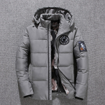 Meeste sulejope Meeste l&uuml;hike talvine paks mantel valge pardi sule Astronaut kapuutsiga Space Crowd 3XL hall