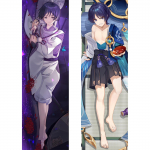 M&auml;ng Genshin Impact Wanderer Balladeer Scaramouche Dakimakura Kallistav keha padjap&uuml;&uuml;r Otaku Throw padjap&uuml;&uuml;ri kate 120x40cm Pillowcase