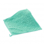 Cartoon pesulapp Pehme vett imav mikrokiust pehme vanni toitmise pesulapp toitmiseks 25CMx25CM sinine