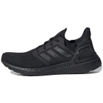 adidas UltraBoost 20 Kolmekordne Must Unisex Tossud Core-Black Grey-Four Solar-Red EG0691 41⅓