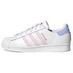 Adidas Superstar Valge Roosa Sinine Naiste Tennised Pilvevalge L&auml;bipaistev Roosa Pulsiroosa HQ1906 36