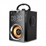 Creative Design T3 kaasaskantav v&auml;lik&otilde;lar 2.1 kanaliga Bluetooth stereok&otilde;lar koos kaugjuhtimispuldiga Kahe &auml;ratuskella telefonihoidik LCD MIC must