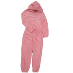 Naiste s&uuml;gistalv armas karu fliisist kapuutsiga pidžaama flanell soe t&otilde;mblukk pidžaama pikkade varrukatega p&uuml;ksid kombinesooni magamisriided XXL tumeroosa v&auml;rv