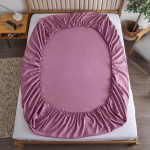 Puuvillast voodilina elastsete ribadega libisemiskindlad reguleeritavad madratsikatted &uuml;hele kaheinimesevoodile, 140/160/200 cm 90x200cmx10cm