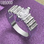 925 h&otilde;bedast klassikaline AAA tsirkoonist s&otilde;rmus Moodne peoehted 7#