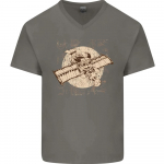 Lendav Steampunk Dog V kaelaga Unisex T-s&auml;rk S