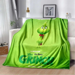 Multifilmi j&otilde;ulud G-Grinch j&otilde;ulukaunistus kodudiivan, voodilina tekk, mugav magamustekk, kingitus lastele 30x40inch