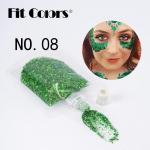 Fit Colors Sequenant Gel Mermaid's Scale Face, Body Huul Sequenant lauv&auml;rv teatud etapi meik 01