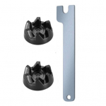 1 komplektne segisti &uuml;hendus mutriv&otilde;tme eemaldamise t&ouml;&ouml;riistakomplektiga Perfect Fit mikseri osa vahetus blenderile KSB5WH KSB5 KSB3 2pcs