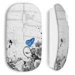 Juhtmevaba hiire lilled ja liblikad