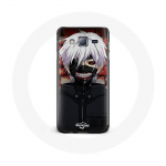 &Uuml;mbris Samsung Galaxy J5 2016 Tokyo Ghoul Kaneki Ken Mask Jaapani anime jaoks