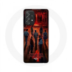 Coque pour Samsung Galaxy A33 5G Stranger Things Affiche Equipages Fan Art Saison 4